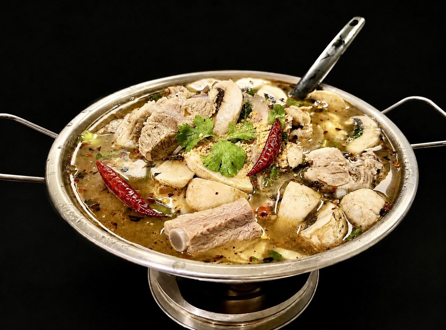 Spicy and Sour Pork Soft Bones Soup